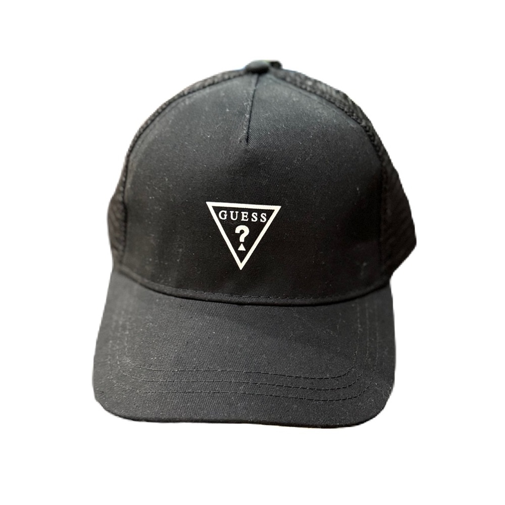 Guess trucker baseball cap. NWT Black with white lettering on front - Picture 3 of 15
